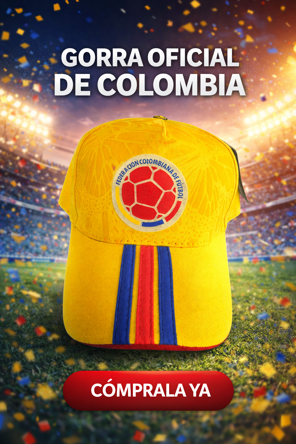 🧢🇨🇴 Gorra Oficial Colombia 2026