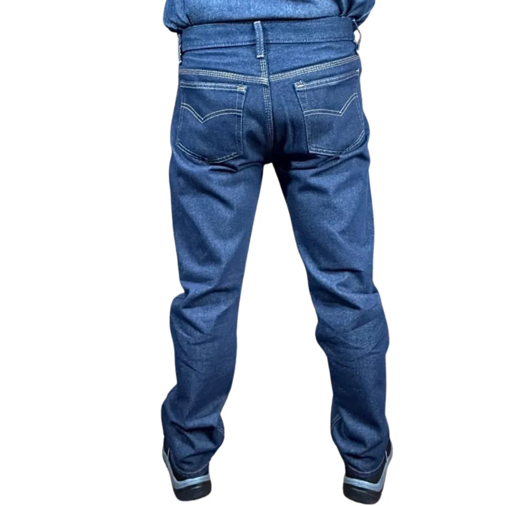 Jean Rígido Azul Oscuro hombre - Dotación