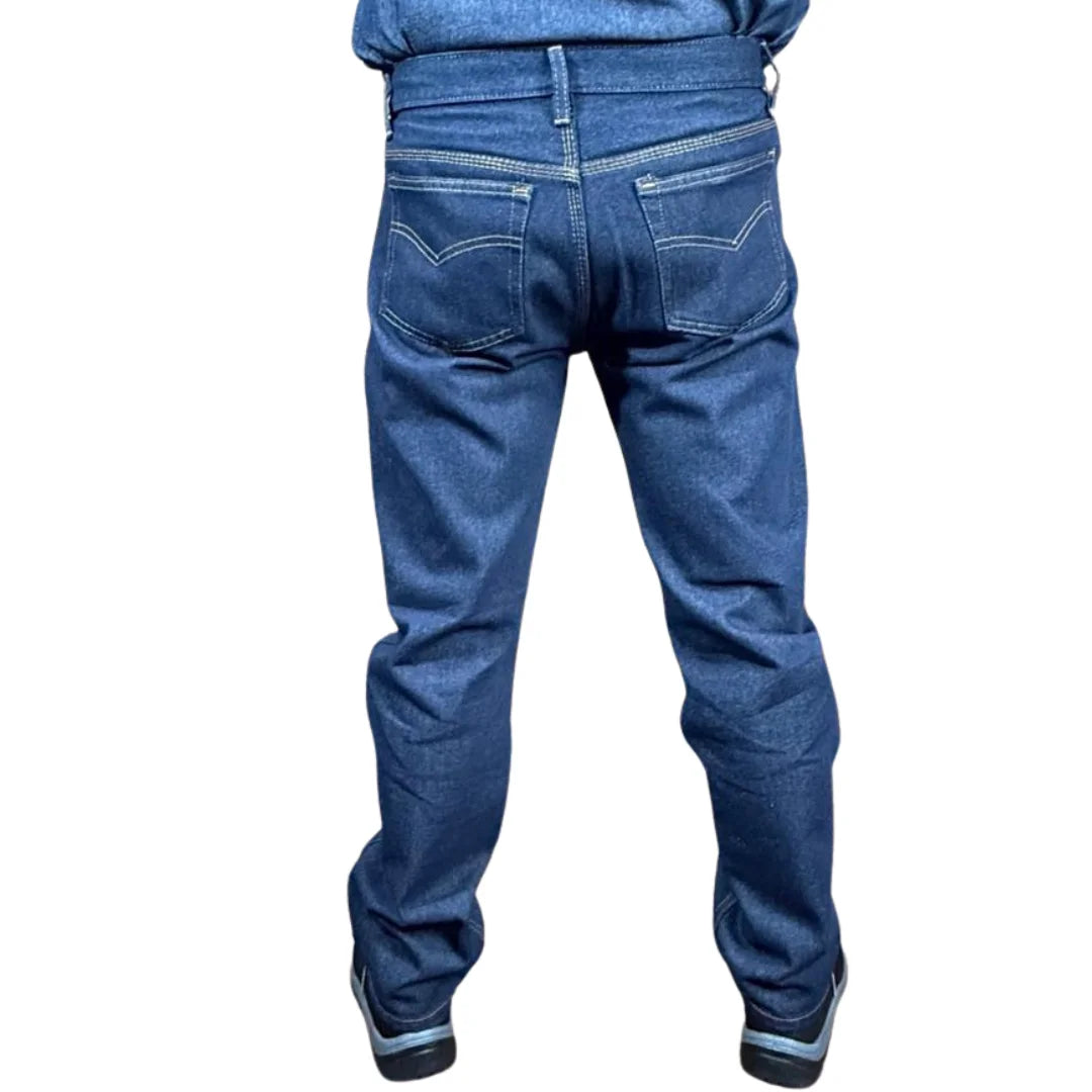 Jean Rígido Azul Oscuro hombre - Dotación