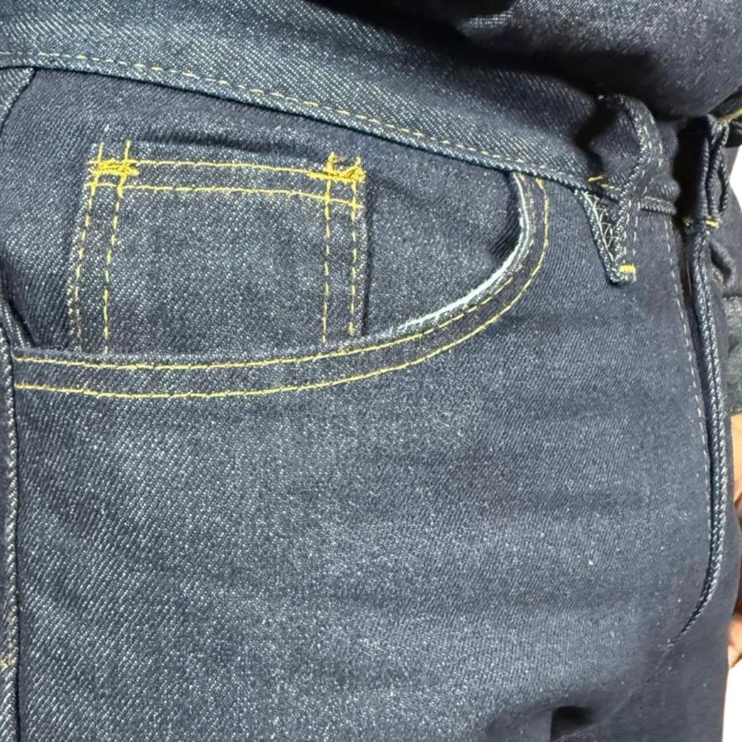 Jean Rígido Azul Oscuro hombre - Dotación