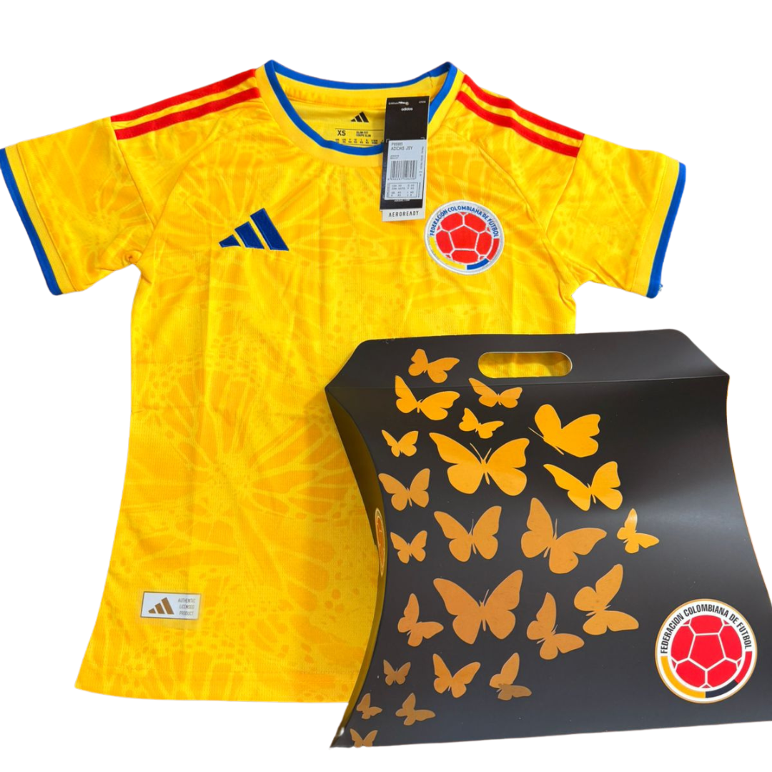 COMBO SELECCION COLOMBIA CAMISA + CAJA + GORRA